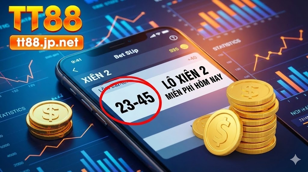 Lô xiên 2 miễn phí hôm nay: Bí kíp chốt số ăn chắc tại TT88 4 Tuyệt kỹ soi cầu lô xiên 2 miễn phí hôm nay chuẩn xác từ cao thủ